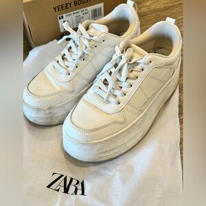 Zara Athletic platform sneakers size 6.5